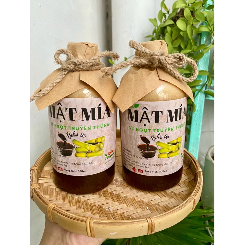 (Có kiểm định) Mật mía Nghệ An-Nguyên Chất không Pha Vị ngọt truyền thống đủ 1 lít ( chai 1.4kg) thumb 3